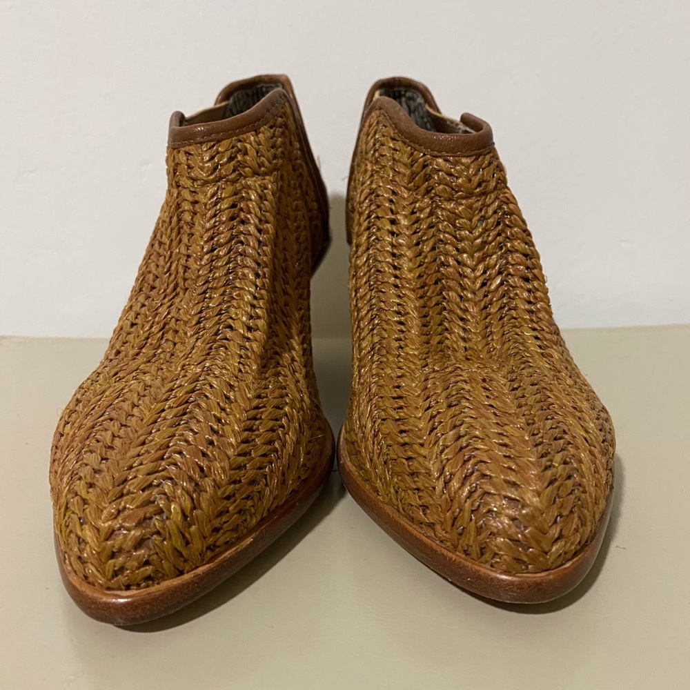 Matt Bernson woven raffia bootie